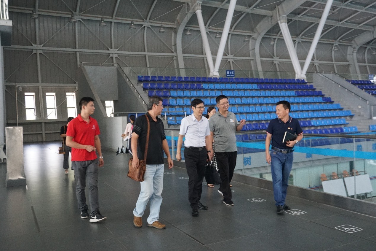 惠州学院副校长郑文到体育学院进行调研指导